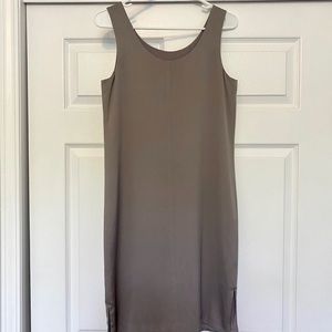 NWT Theory Steel Grey Slip Dress